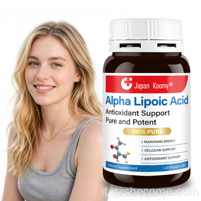 Supporto cellulare in capsule di acido alfa lipoico Shecome